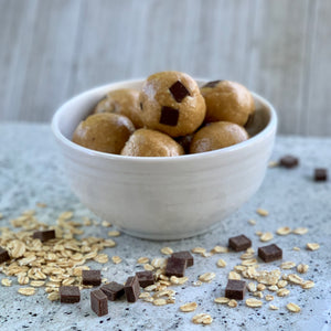 Chocolate Chunk Peanut Butter Oatballs