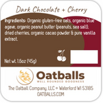 Dark Chocolate + Cherry Oatballs