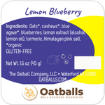 Lemon Blueberry Oatballs