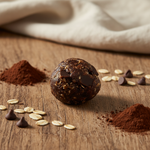 Double Dark Chocolate Chunk oatball premium scene