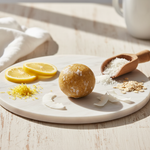 Lemon Coconut Oatball Summer Feel